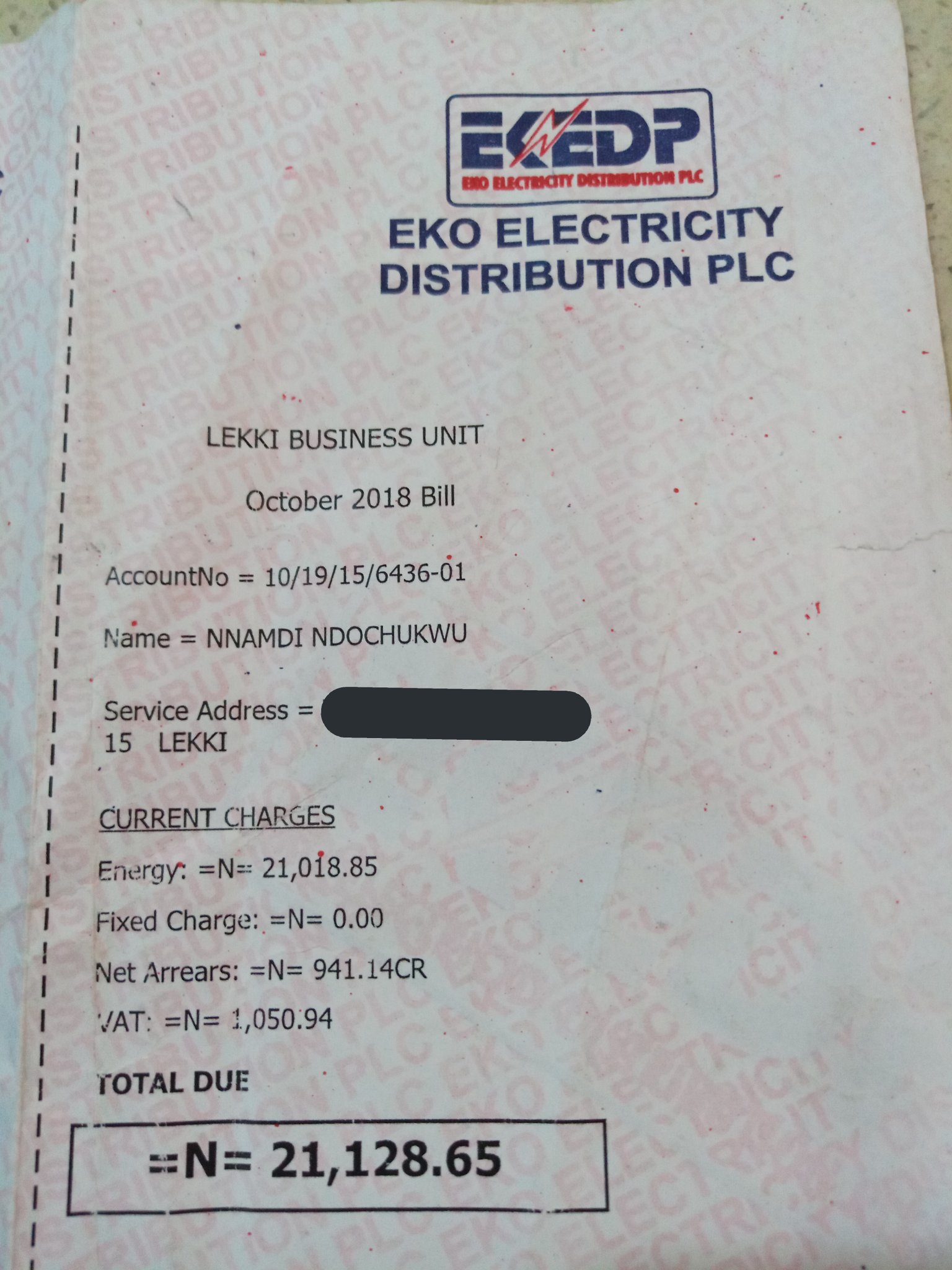 If this is not extortion from an electricity distribution company, then