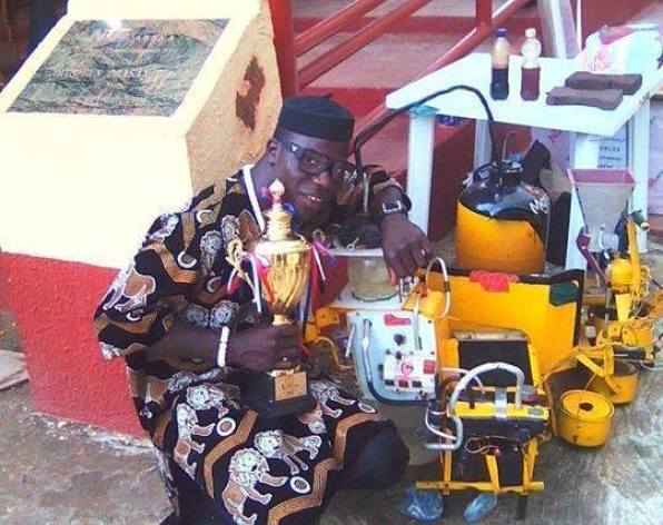 Image result for nigerian man who has built a generator that runs on water