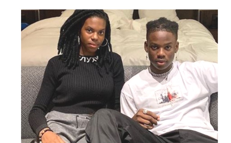 Rema stunned to meet a female fan who looks exactly like him in Cote d ...