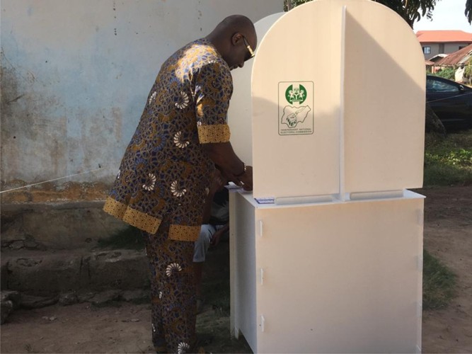 Image result for Shooting at Dino Melaye polling unit