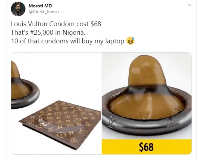Here&#39;s Viral Louis Vuitton Condom Cost $68 (N25K) that has got many outraged - Expressive Info