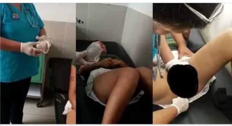 Moment wrapped cocaine was removed from woman's vag!na (Disturbing video) -  Expressive Info