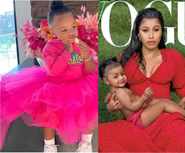 Cardi B's Daughter Kulture Shows Off Her Blue Hair on Instagram - wide 2