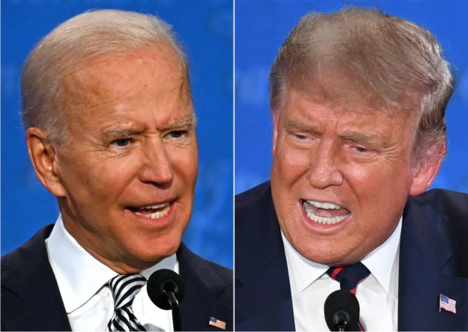 Trump and Biden clash in presidential debate