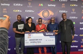 BBNaija presents prizes to Laycon