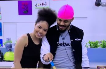 Ozo and Nengi at BBNaija