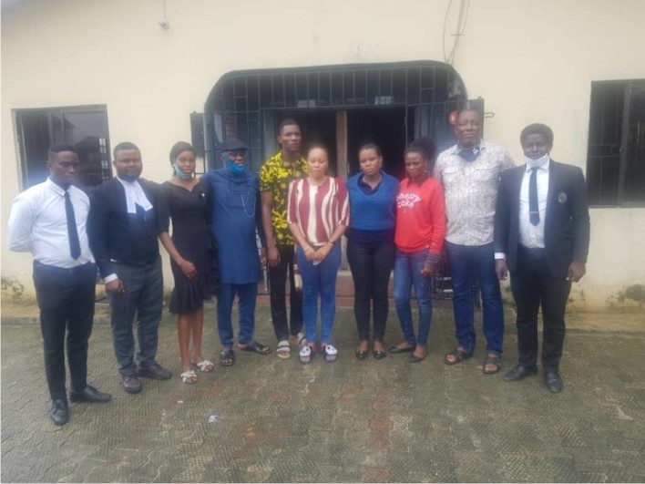 Staff of Signatious Hotel, Warri stripped naked by Nigerian Minister, Kenneth Gbagi over alleged N5k theft