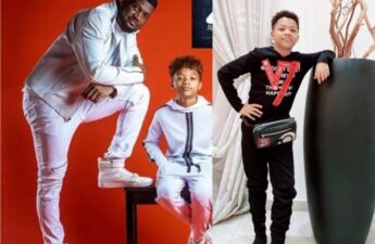 Peter celebrates son Cameron Okoye on birthday