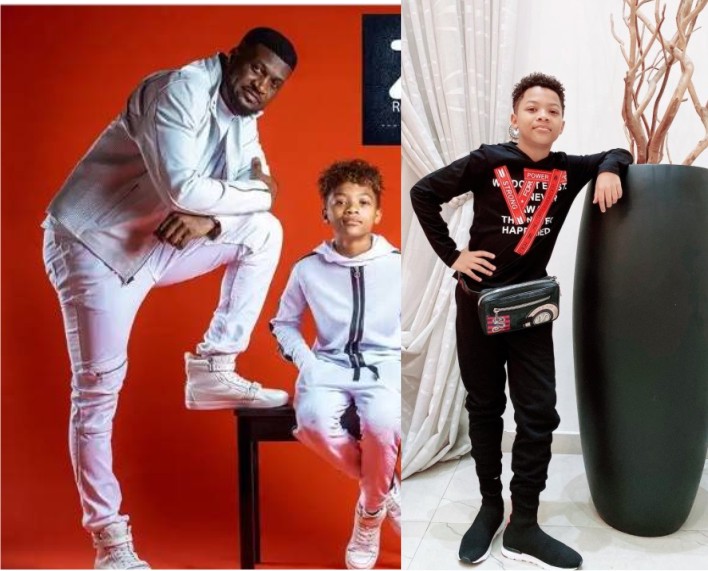 Peter celebrates son Cameron Okoye on birthday