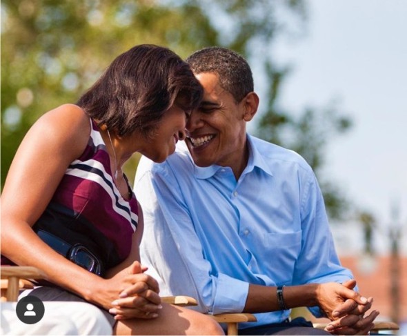 Barack and Michelle Obama mark wedding anniversary