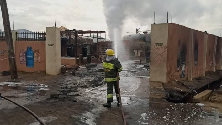 Gas Explosion in Baruwa Lagos