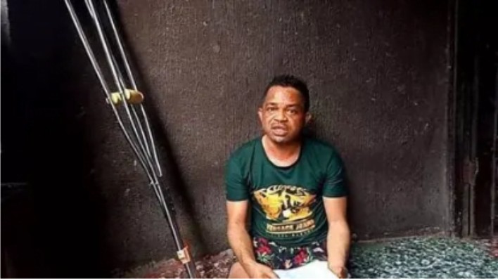 Kingsley orji crippled following an accident