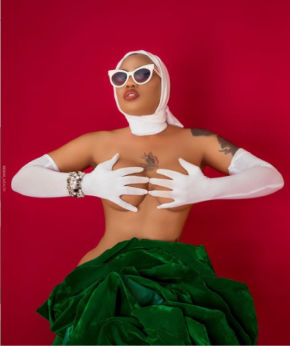Toyin Lawani goes nude on Independence Day