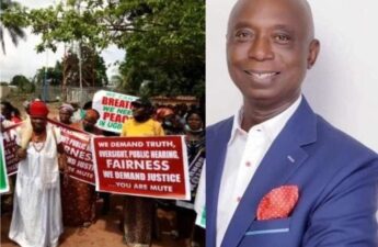 Delta women protest against Ned Nwoko