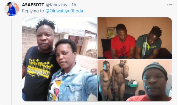 See how a man made his cheating wife take a selfie while 
